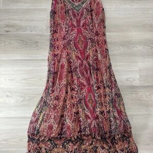 Reba Women's Sleeveless Long Dress Multicolor, Size Medium